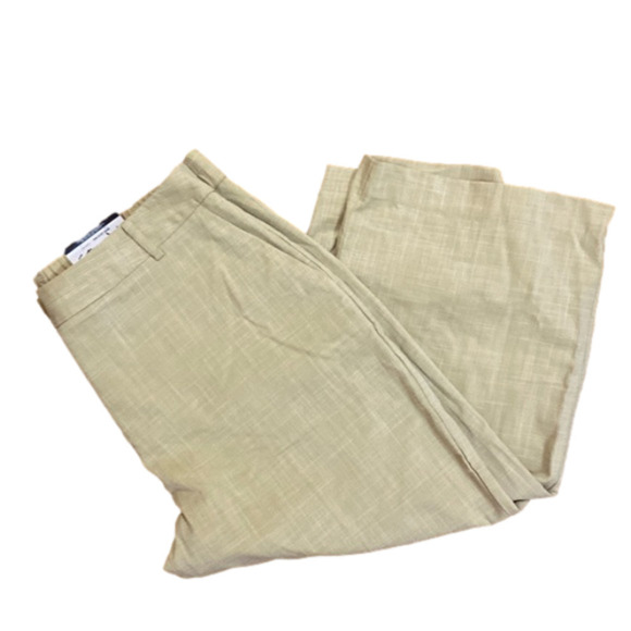 NWT Worthington high waist wide leg cropped woman’s plus size 16w pants - Picture 2 of 8